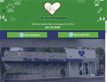 Tablet Screenshot of dixhillsanimalhospital.com